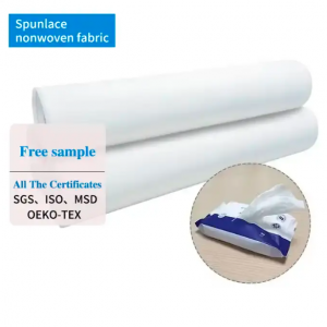 Mutengo wakachipa Biodegradable Spunlace Nonwoven Fabric yekupukuta nyoro