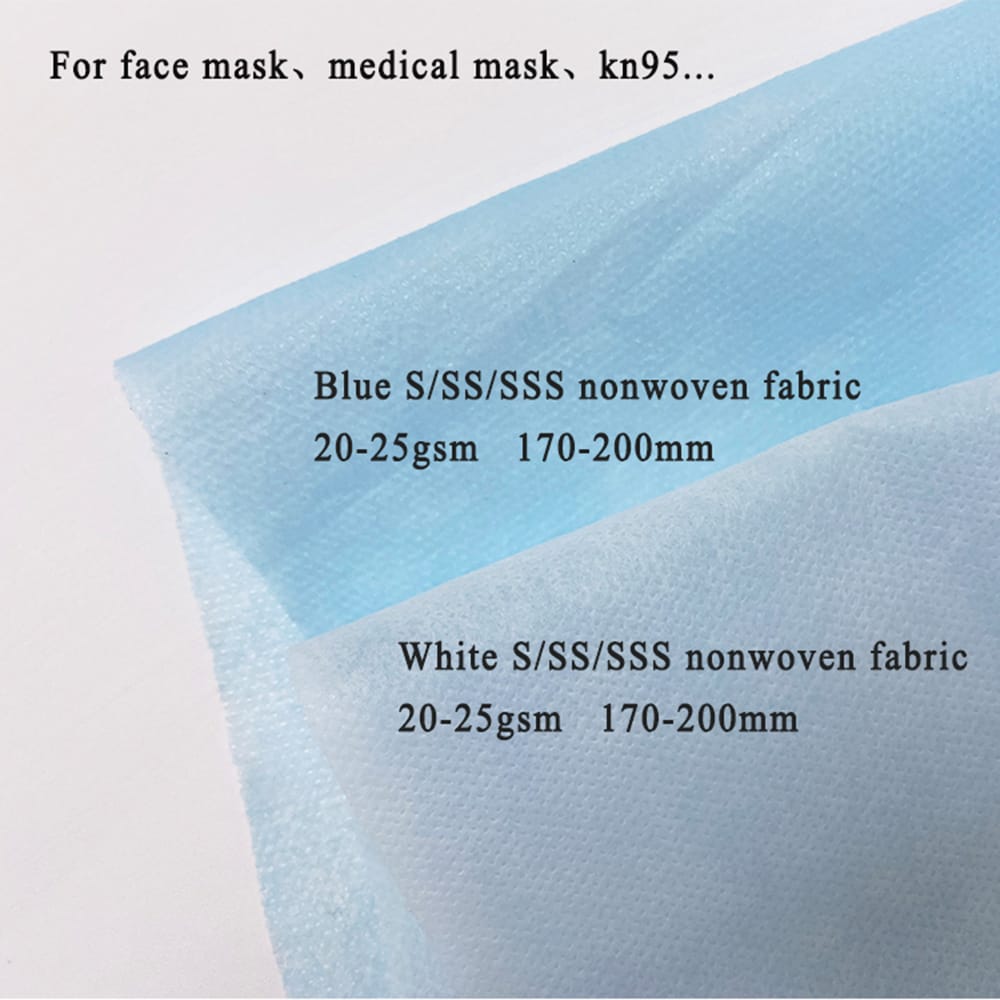 Polypropylene SMS Blue Mask Non Woven Fabric (2)