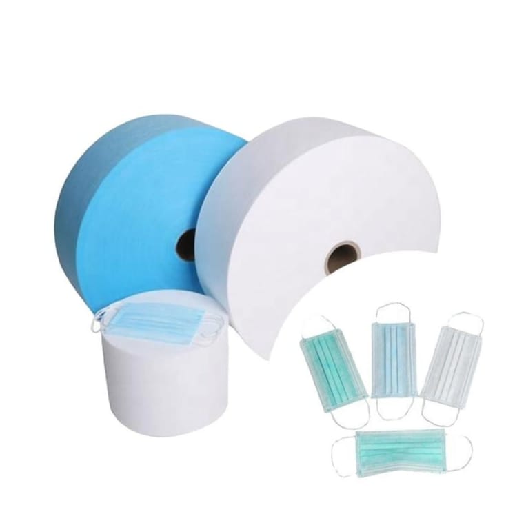 Polypropylene SMS Blue Mask Non Woven Fabric (20)