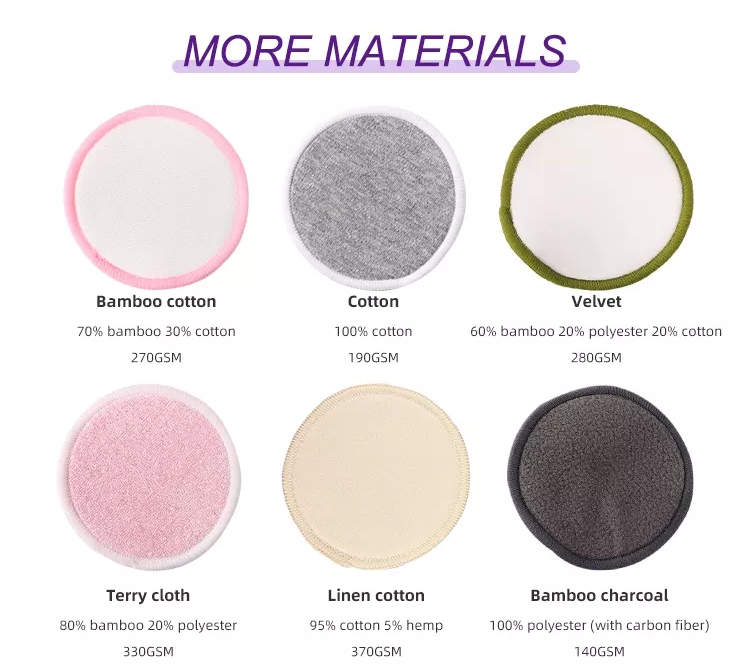 Reusable Zero Waste Bamboo Cotton Makeup Pads For All Skin Type-04