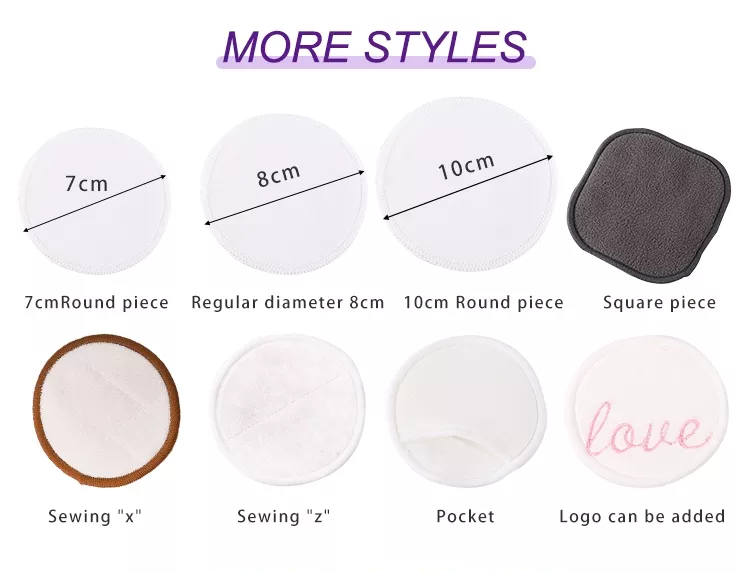Reusable Zero Waste Bamboo Cotton Makeup Pads For All Skin Type-05