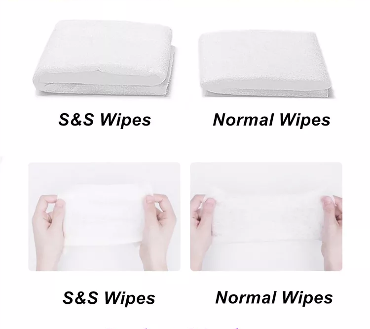एकल प्याकेज सन्तुलित Hypoallergenic Spunlace कपडा भिजेको कागज तौलिया-04 - 副本