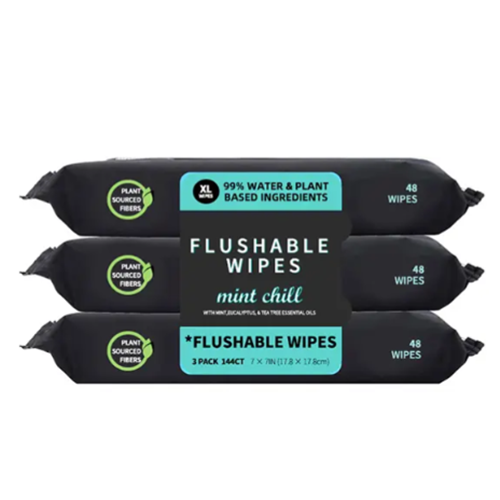 flushable wipes